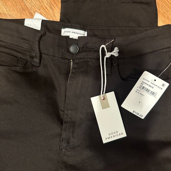 GOOD AMERICAN GOOD CURVE STRAIGHT NEVER FADE JEANS - Picture 7 of 9